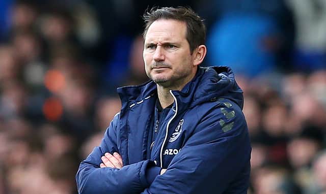 Everton boss Frank Lampard. Picture: Alex Livesey/Getty Images
