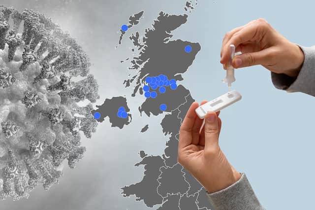 Some parts of the country saw 9.5 times as many re-infections from the Covid in the latest week compared to others