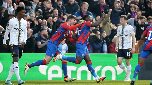 Crystal Palace trashed Everton 4 – 0 … The Eagles are heading to Wembley for the FA Cup Semifinal