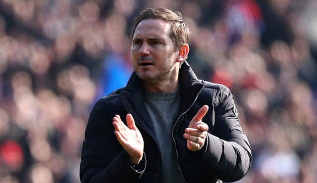 Everton boss Frank Lampard. Picture: ADRIAN DENNIS/AFP via Getty Images