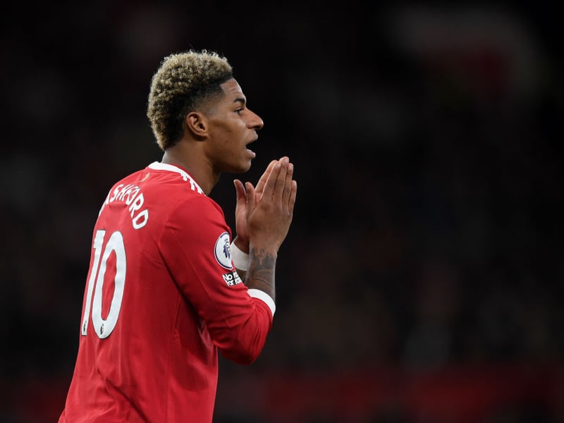 Pts: 46. W: 12. D: 10. L: 7. GF: 15. Top scorer: Marcus Rashford (4)