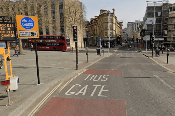 Between April 1 2020 and March 31 2021, 11,151 PCNs were issued by Bristol City Council to drivers illegally using the bus gate at Baldwin Street (Broad Quay Junction) Bus Lane 3. 
