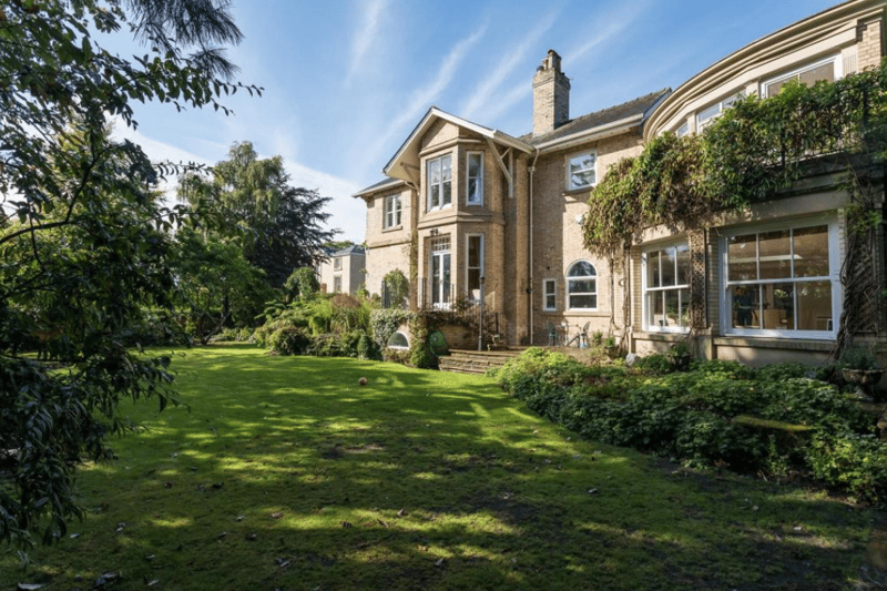 The house is set within stunning well-kept gardens