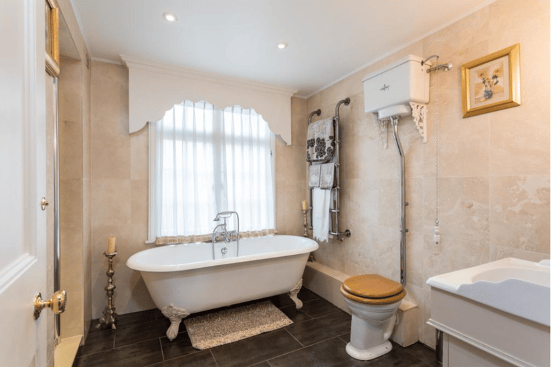 Lovely period features in one of the 4 bathrooms