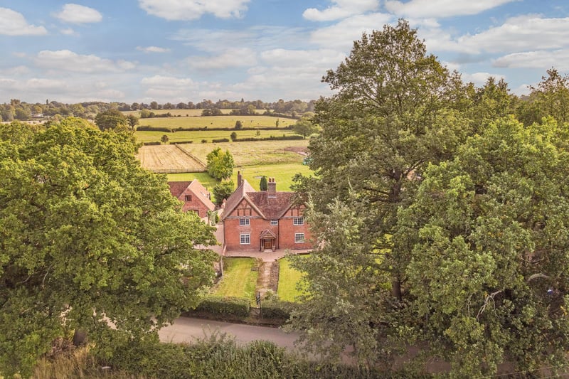 The home has views out on to five acres of land 