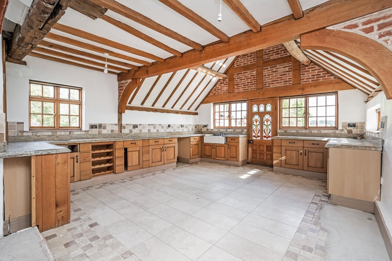 The house has a large family kitchen