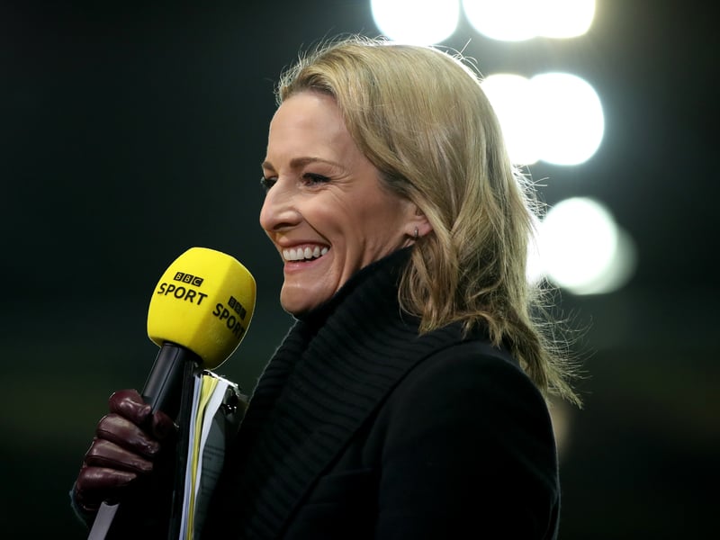 The TV presenter is originally from Leeds but she became a Magpies fan while studying at Durham University.