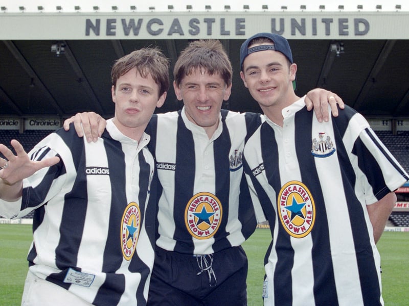 Ant and Dec are two very well known Newcastle supporters and can regularly be seen at St. James’ Park.