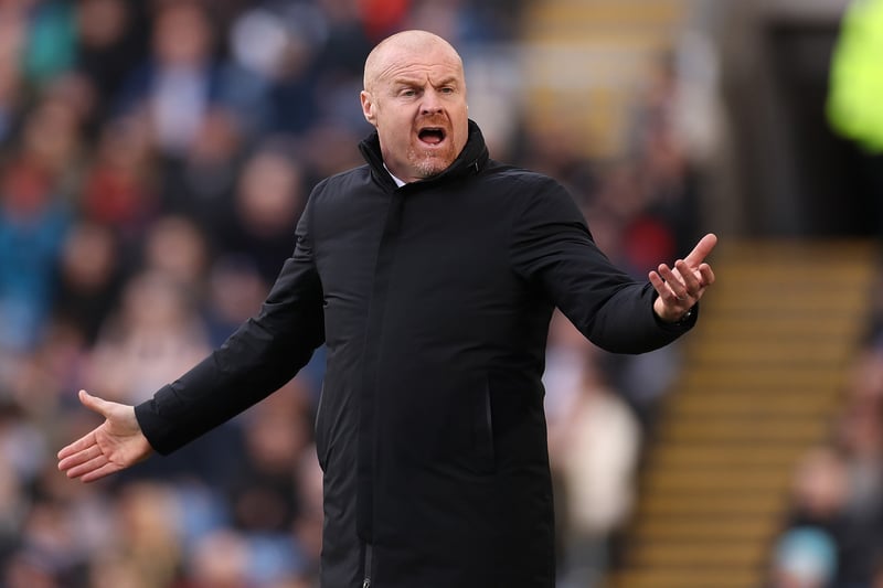 Sean Dyche will have £101.7million coming his way for next season in the Championship if Burnley finish 19th 