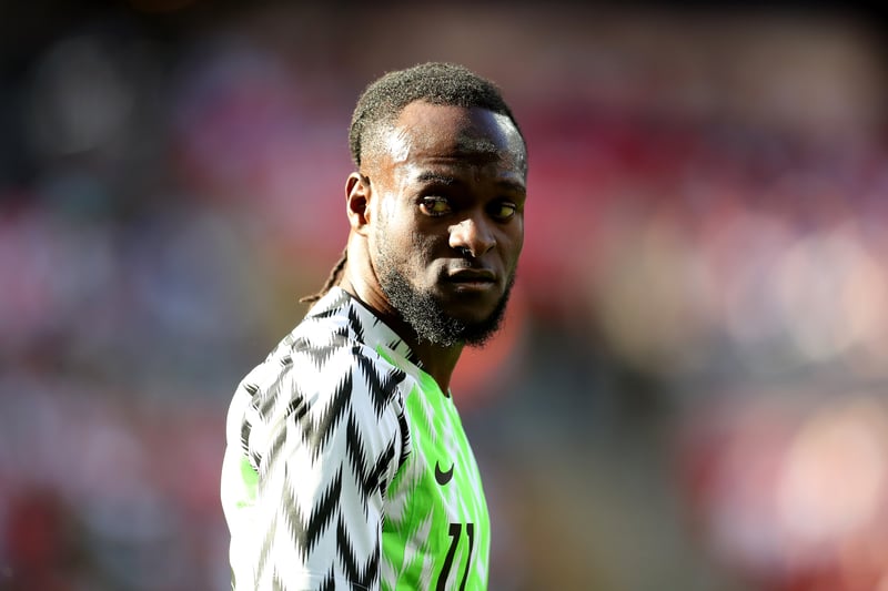 Moses was born in Nigeria but spent five years with England’s youth ranks until he made his senior debut for Nigeria in 2012.