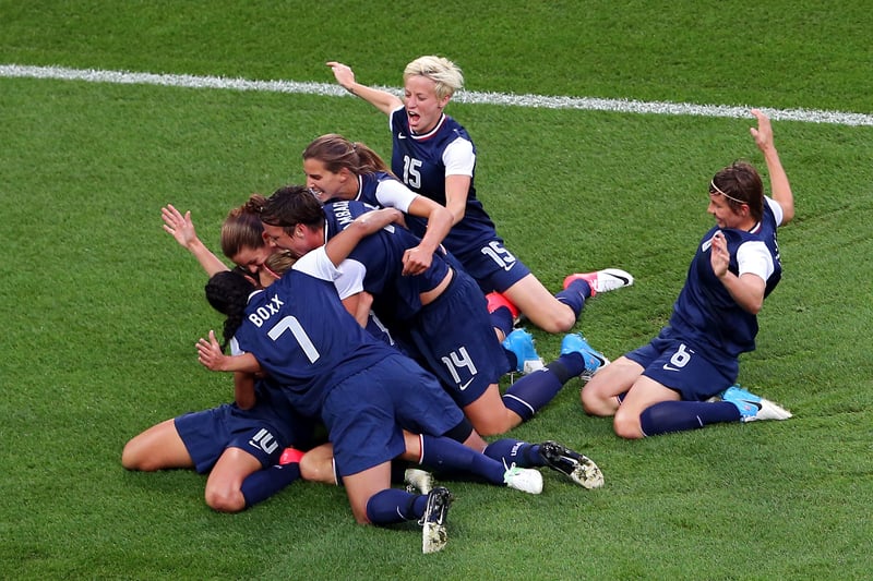 USA and Japan win the award for the highest ever attended Women’s match. At the 2012 London Olympics over 80,000 people watched the USA beat Japan 2-1 in Wembley to take their fourth Olympic gold medal. 