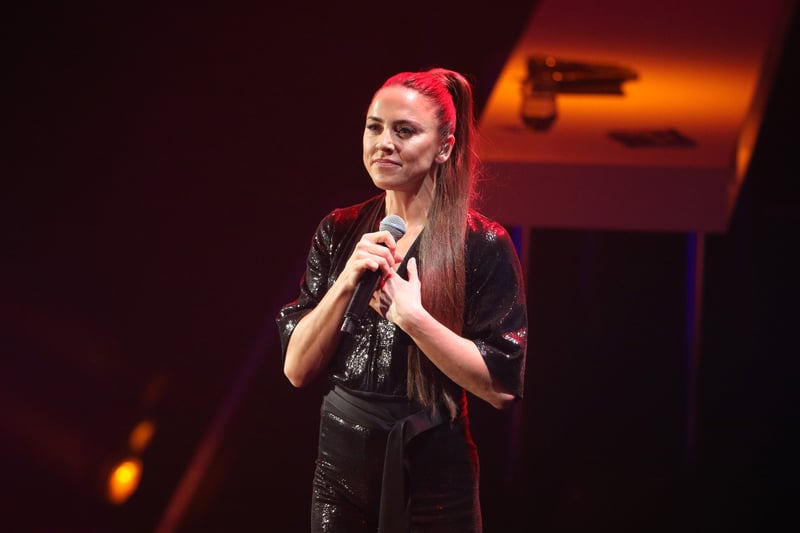 Born in Merseyside, the former Spice Girl has been a lifelong Liverpool fan and made sure everyone was aware when she took to the stage in 2019 wearing her Reds shirt, in true Sporty Spice fashion, when her side were playing in the Champions League. 