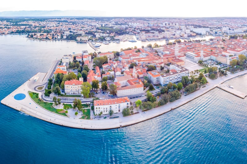 Further east, Zadar in Croatia rarely sees peak temperatures below 25 degrees all summer. The city is full of history while its coastal position means beaches aren't far away! Flights from the North East start at £108.