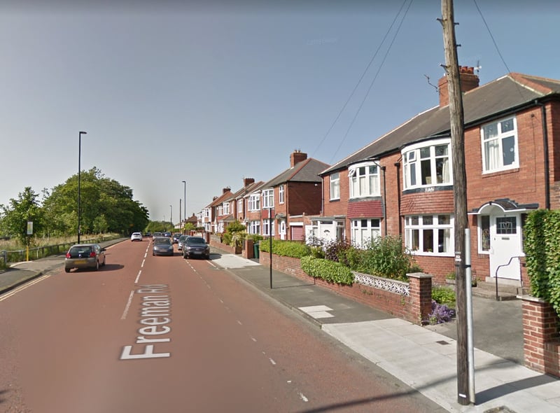 High Heaton had 834.4 Covid-19 cases per 100,000 people in the latest week, a rise of 33.7% from the week before. (Image: Google Streetview)