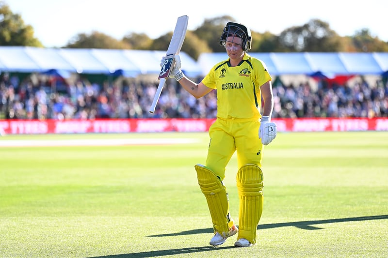 After such incredible performances in the semi-final and final, Alyssa Healy has to make the squad. With her 170 against England and 129 against West Indies, Healy became the first player to make 500-plus-runs in a Women’s World Cup tournament.