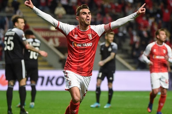The Braga forward has four goals and four assists in 10 Europa League appearances.