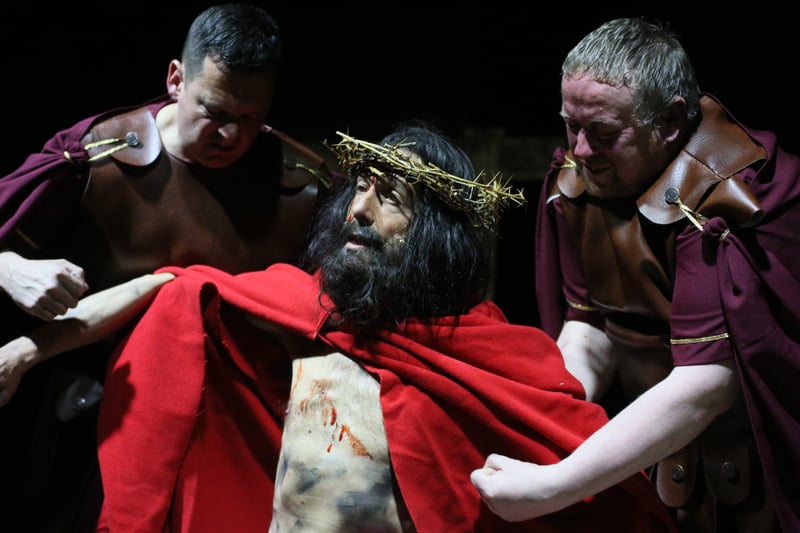 Director Rob Slater, who also plays Jesus, leads a cast of more than 30 actors in the spectacular two-hour show