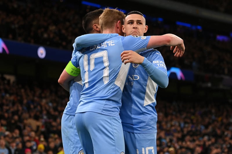 Man City are currently the favourites to win the Champions League after beating Atletico Madrid 1-0 in the quarter-final first leg.