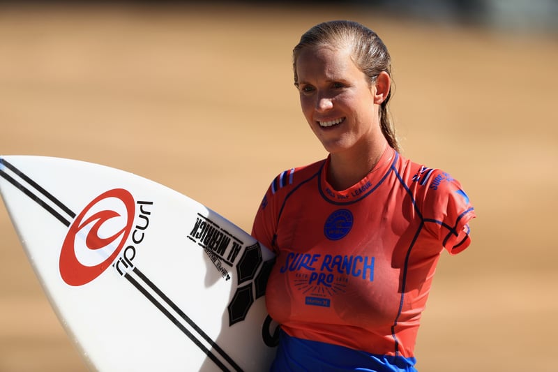 Bethany Hamilton suffered a tragedy when her arm was bitten off by a tiger shark when surfing, aged 13. Just over a year after the attack she won her first National Title and went pro. She has been surfing competitively ever since.  