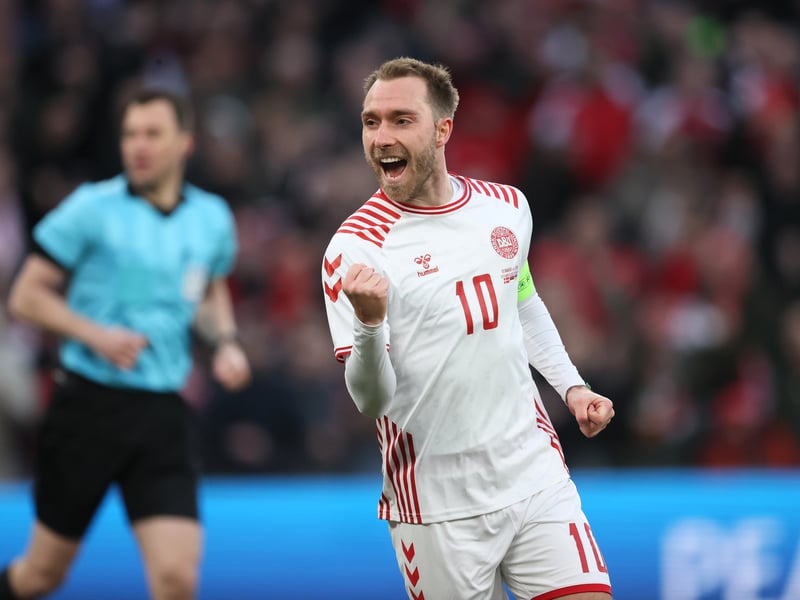 Christian Eriksen went to the Euro 2020 tournament with Denmark, but suffered a cardiac arrest on the pitch in their opening match. The midfielder was fitted with an implantable cardioverter-debfibrillator device in June and was absent from football until joining Brentford in January.  He also made his international return in March - scoring twice in two games for Denmark.