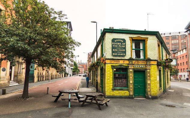 Nancy Swanick is the UK’s oldest landlady. She is now in her nineties and has presided over the legendary Manchester pub Peveril of the Peak for over 50 years. (Photo: Google Maps)