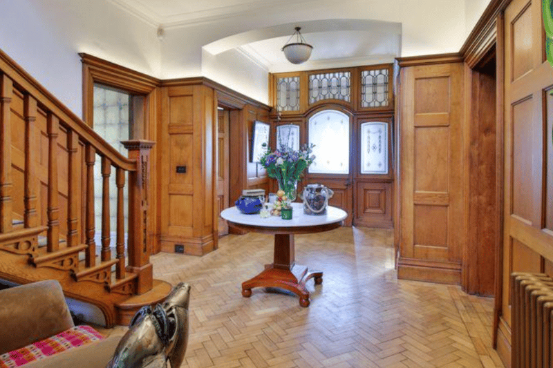 The grand traditional entrance hall makes a real first impression