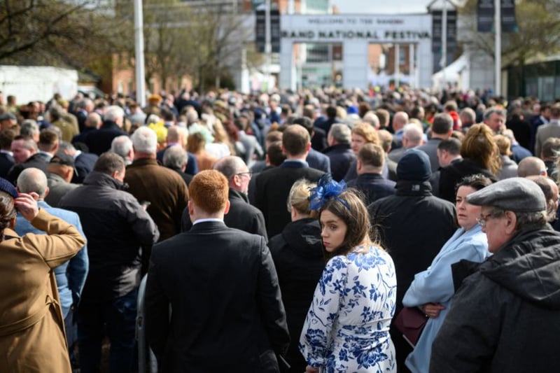 Thousands have turned up for the first day of the Grand National Festival 2022.