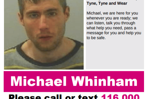 Age at disappearance - 31
Missing from - Newcastle-upon-Tyne
Missing since - 14/11/2015
Reference no - 16-000652
(Image: Missing People)
