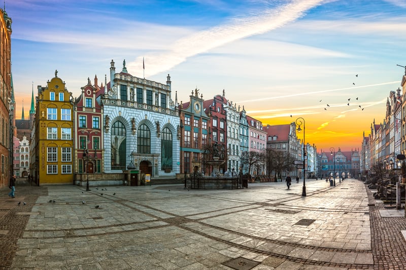 For a more niche weekend trip, you can get over to Gdansk in Poland for £152. 