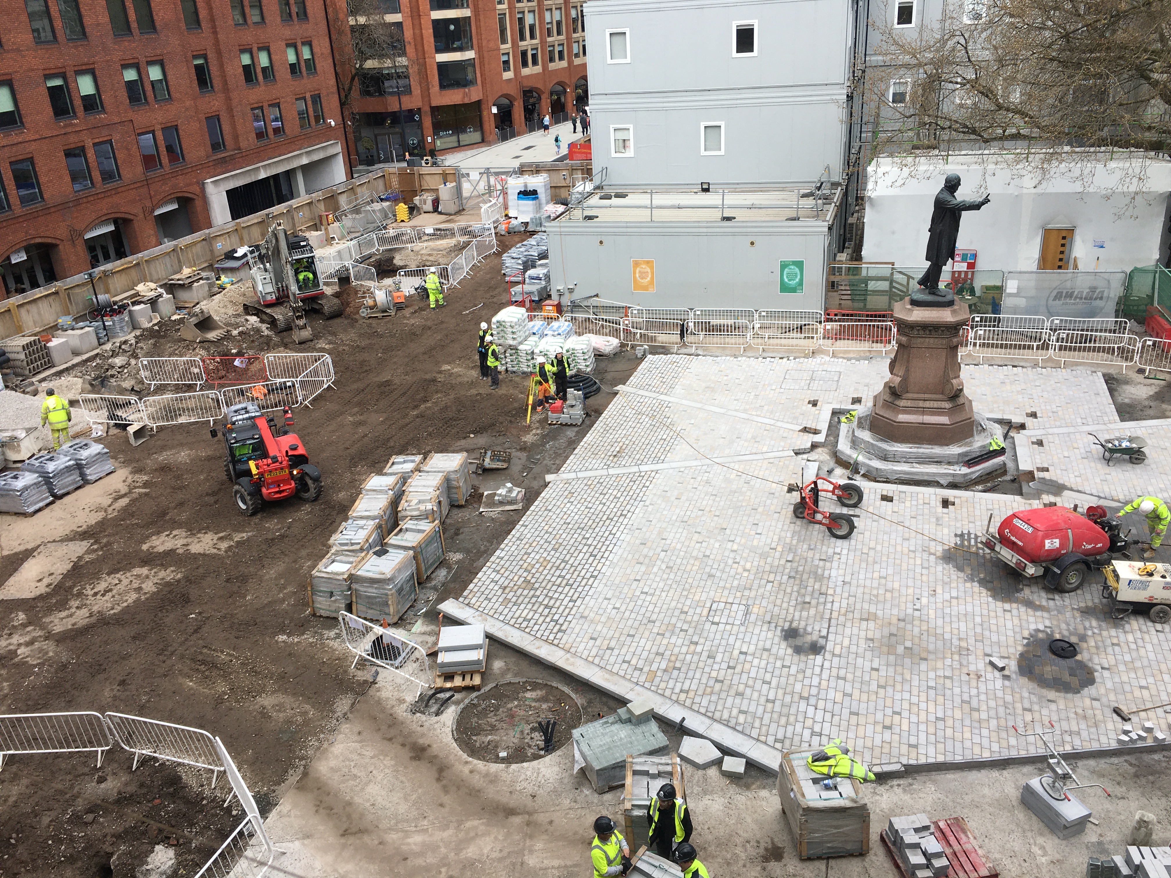 In pictures: Albert Square works begins to take shape in Manchester ...