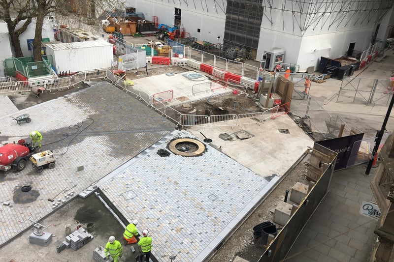 In pictures: Albert Square works begins to take shape in Manchester ...
