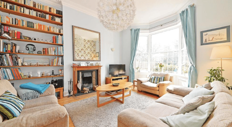 This incredible five bedroom house is currently on the market for £680,000. The home is full of character, and has a cellar, two reception rooms, and a beautiful garden.