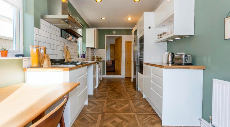 This stunning period style mid terrace is located on a popular residential road in the heart of Kings Heath. The three-bed has minton style flooring,two reception rooms one of which has a log burning fire, and extended modern kitchen diner with French style doors.