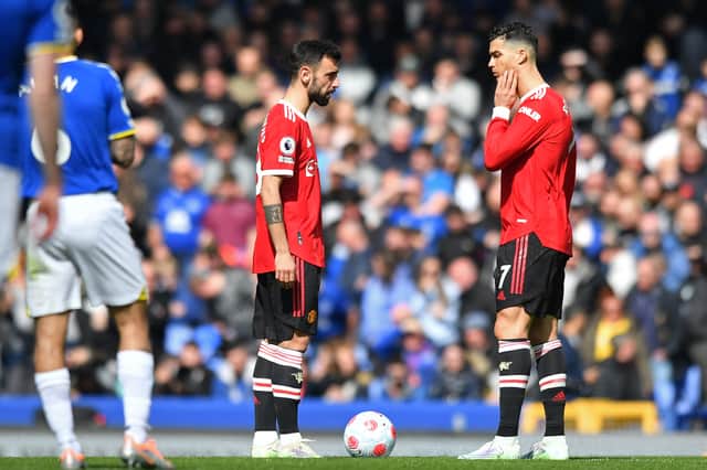 It as another infuriating afternoon for Manchester United. Credit: Getty.
