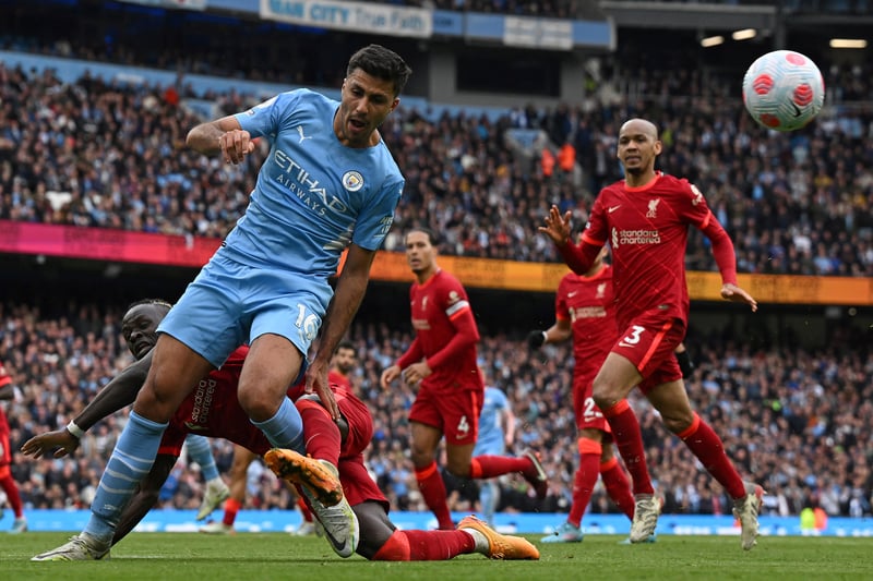 A tough game for a holding midfielder given its pace and how compact the midfield was, but Rodri did well in possession and limited space for City to run into.