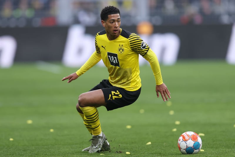 Borussia Dortmund’s England international Jude Bellingham is one of the players Liverpool are considering to bolster their midfield this summer (Express)