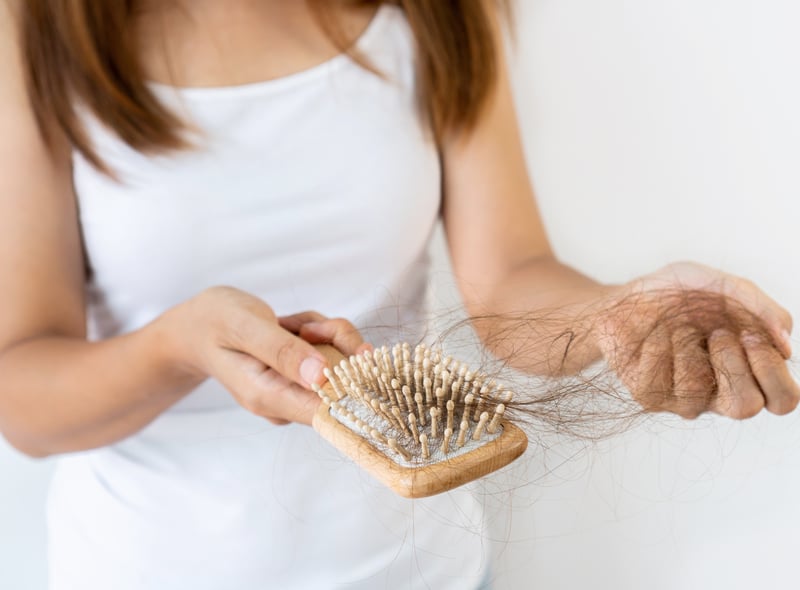 Some people may suffer from hair loss after contracting Covid, but symptoms may not occur until months after infection. It occurs because the hair follicles are overstimulated during infection, after which they change into a resting/shedding phase at the same time. Studies have previously found women are mostly affected, but lost hair should start to come back after several months.