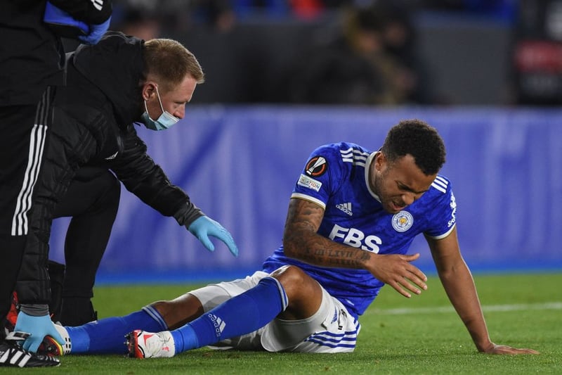 The left-back is another who has been ruled out for the rest of the season with knee problem. He hasn’t featured at all for Leicester since the turn of the year. 