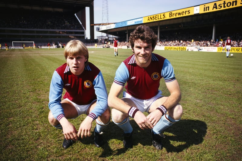 Pose prior to a game against Nottingham Forest in 1981.