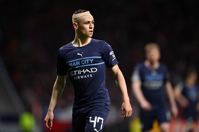 A target throughout City’s game with Atletico, Phil Foden was on the receiving end of multiple tackles from the La Liga champions, resulting in him wearing a head bandage and John Stones admitting to BT Sport that the Sky Blues no.47 was ‘feeling it after the game’.