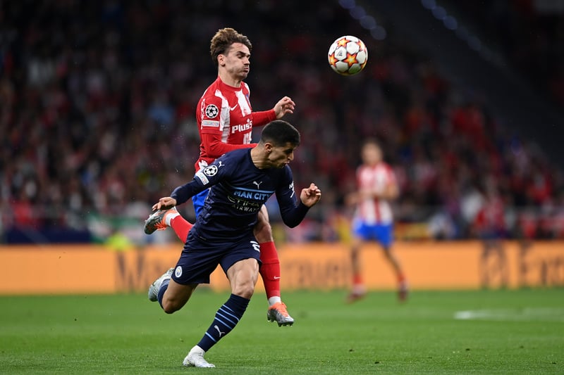 Pushed forward regularly in the first period, but Atletico’s second-half display limited the defender’s chances to surge up the line. It was a good defensive performance from the Portugal international after the break. Cancelo picked up a booking in injury-time and will miss the semi-final first leg.