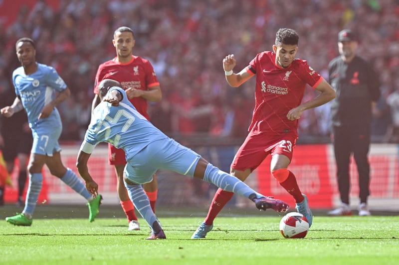 Really struggled against Liverpool’s energy in the middle of the park, and resorted to giving away fouls on several occasions. The Brazilian has generally been good this season, but looked to be a downgrade on Rodri.