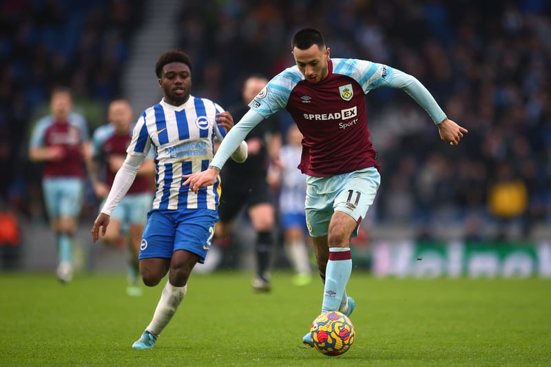 Fulham are reportedly looking to sign Burnley's Dwight McNeil this summer once their promotion is confirmed. The 22-year-old is yet to score in the Premier League this season. (Mail Online)