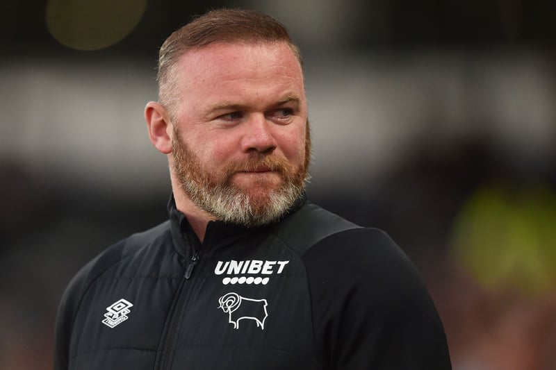 Current job: Derby County. Career win %: 30%.
