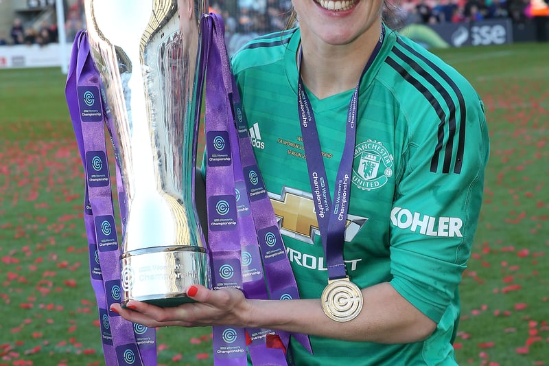 The experienced goalkeeper joined United from Liverpool and was Stoney’s no.1 choice between the sticks that season, featuring in 18/20 league games. Chamberlain remained a Red Devil until July 2020 when she mutually terminated her contract.