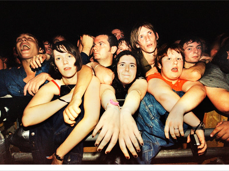 Fans of The Verve photographed by Chris Floyd, who captured the band’s rise to fame in his pictures