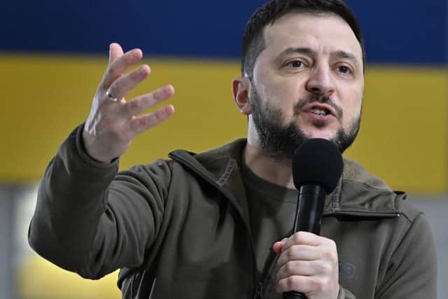 President Zelensky described the perpetrators of Russian missile strikes on the major port city of Odesa as ‘bastards’ (image: AFP/Getty Images)