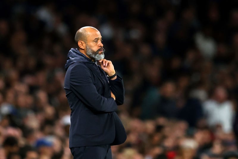 Nuno sits last in the list with his spending coming form his spells with Wolves and Tottenham.