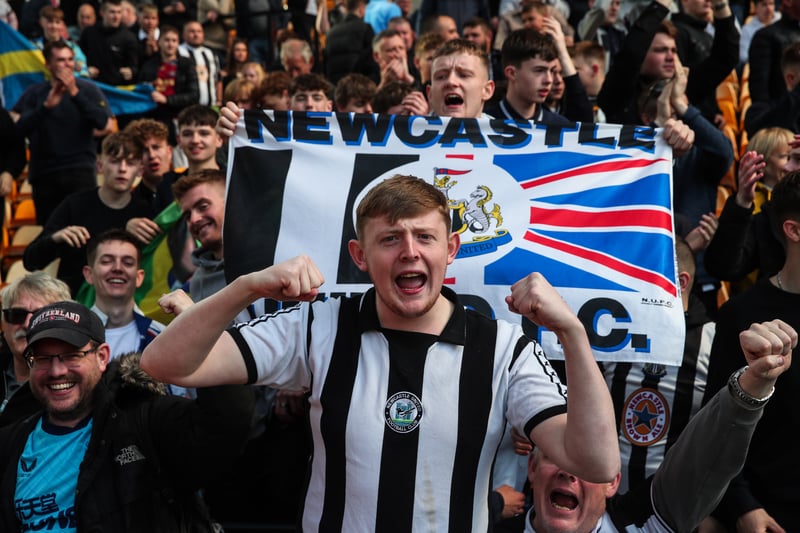 The impressive travelling contingent certainly enjoyed Newcastle’s first away win in four days as they claimed the three points to move into the top half of the Premier League table.