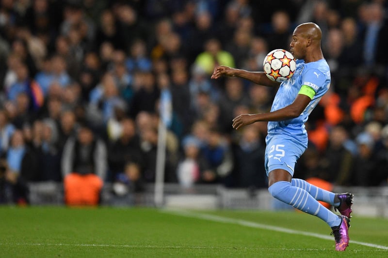 By and large did well at right-back, but was beaten for Vinicius’s goal on 55 minutes. Fernandinho got forward on a few occasions and was an option off right.
